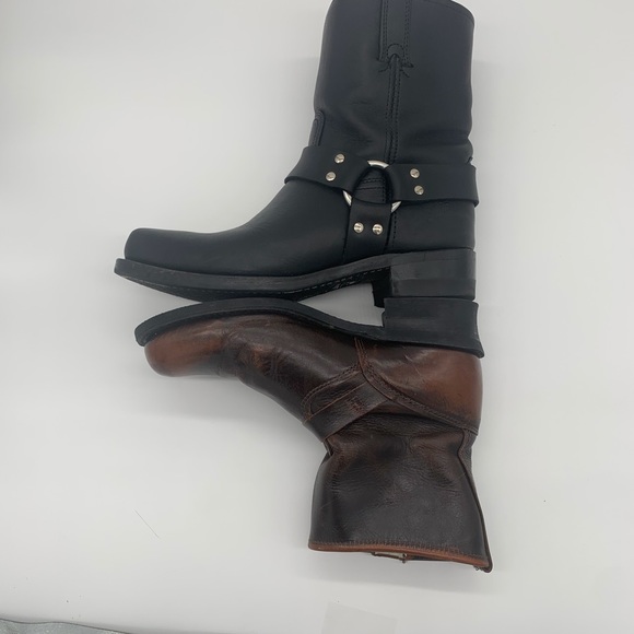 FRYE SMITH ENGINEER BOOTS CARAMEL COLOR - Picture 12 of 12